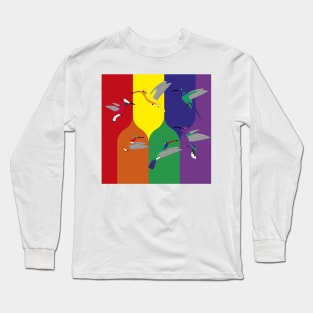 Pride hummingbirds Long Sleeve T-Shirt